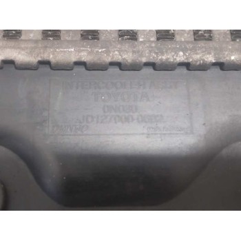 Recambio de intercooler para toyota auris active referencia OEM IAM JD127000062  