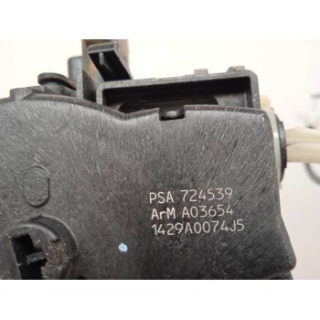 Recambio de cerradura puerta trasera izquierda para peugeot 3008 confort referencia OEM IAM 724539 9800623780 6 PINS