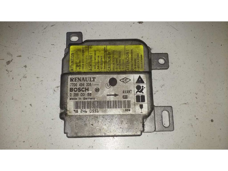 Recambio de centralita airbag para renault clio ii fase i (b/cbo) 1.2 referencia OEM IAM 7700434205 7700434205 