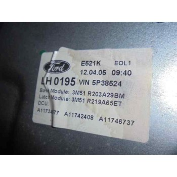 Recambio de elevalunas delantero izquierdo para ford focus c-max (cap) ambiente (d) referencia OEM IAM 3M51R203A29BM  