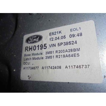 Recambio de elevalunas delantero derecho para ford focus c-max (cap) ambiente (d) referencia OEM IAM 3M51R203A28BM  