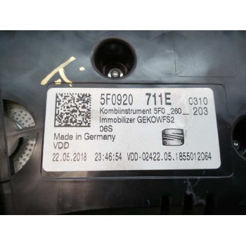 Recambio de cuadro instrumentos para seat leon st (5f8) x-perience 4drive referencia OEM IAM 5F0920711E DISPLAY ROTO 