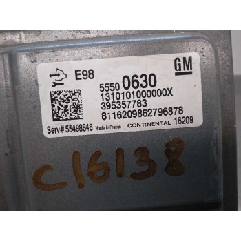 Recambio de centralita motor uce para opel astra k lim. 5türig 1.6 cdti dpf referencia OEM IAM 55500630  