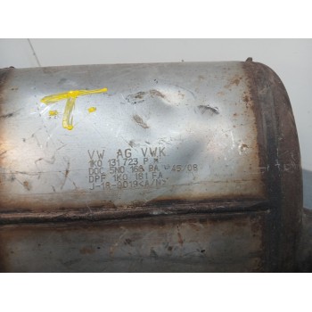 Recambio de filtro de particulas para volkswagen eos (1f7) 2.0 tdi referencia OEM IAM 1K0254707KX / 1K0254707KV 5n0166ba 1k01317