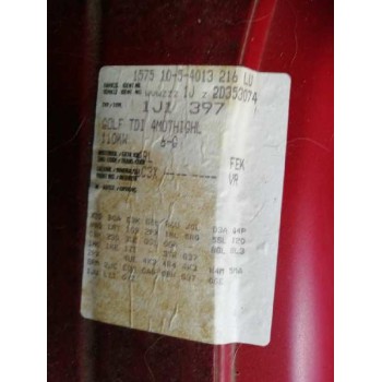 volkswagen golf iv berlina (1j1) del año 2002