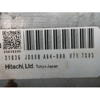 Recambio de centralita cambio automatico para nissan qashqai (j10) acenta 4x4 referencia OEM IAM 31036JD80B  