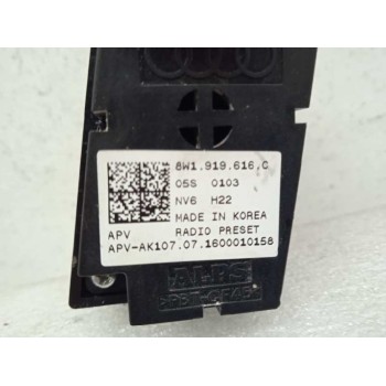 Recambio de interruptor para audi a4 berlina (8w2) sport edition referencia OEM IAM 8W1919616C EN CONSOLA CENTRAL 