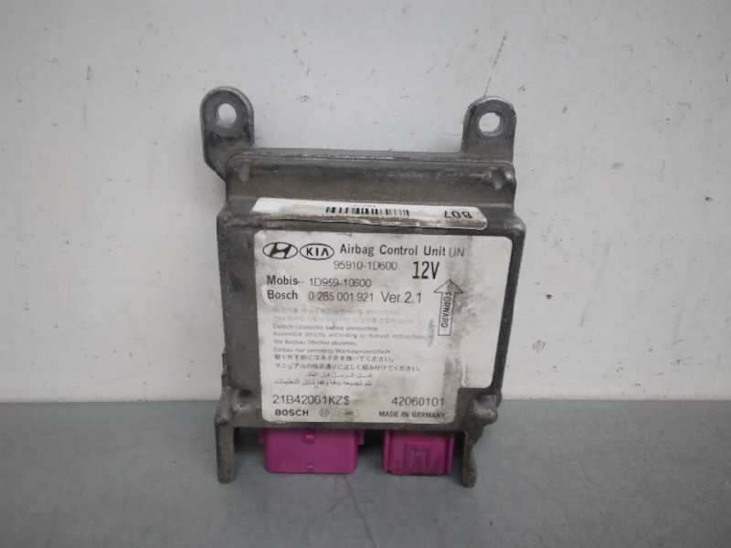 Recambio de centralita airbag para kia carens (un) active referencia OEM IAM 959101D600 0285001921 