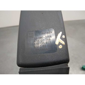 Recambio de enganche cinturon para opel astra h berlina essentia referencia OEM IAM 13127266 CON PRETENSOR 