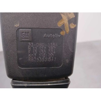 Recambio de enganche cinturon para opel astra h berlina essentia referencia OEM IAM 13127267 CON PRETENSOR 