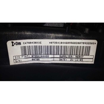 Recambio de airbag delantero izquierdo para fiat grande punto (199) 1.3 16v multijet active (55kw) referencia OEM IAM 0735410446