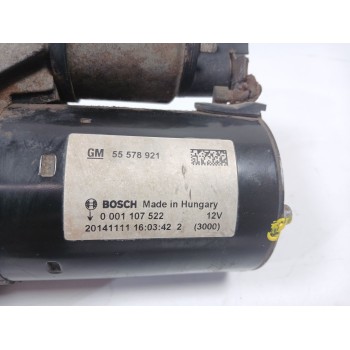 Recambio de motor arranque para opel corsa e edition referencia OEM IAM 55578921 0001107522 