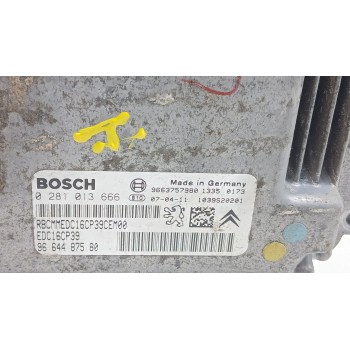 Recambio de centralita motor uce para peugeot 4007 business line referencia OEM IAM 9664487580 0281013666 