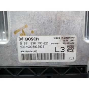 Recambio de centralita motor uce para honda cr-v (re) 1.6 i-dtec referencia OEM IAM 37820RSXG03 0281030793 