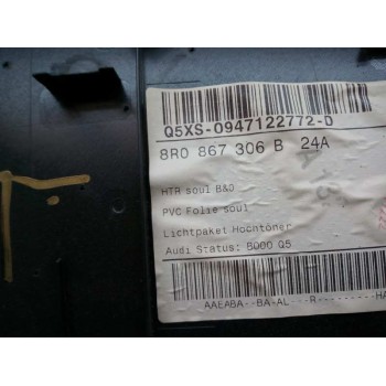 Recambio de guarnecido puerta trasera derecha para audi q5 (8r) 2.0 tdi (125kw) referencia OEM IAM 8R0867306B24A  