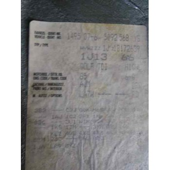 volkswagen golf iv berlina (1j1) del año 2001