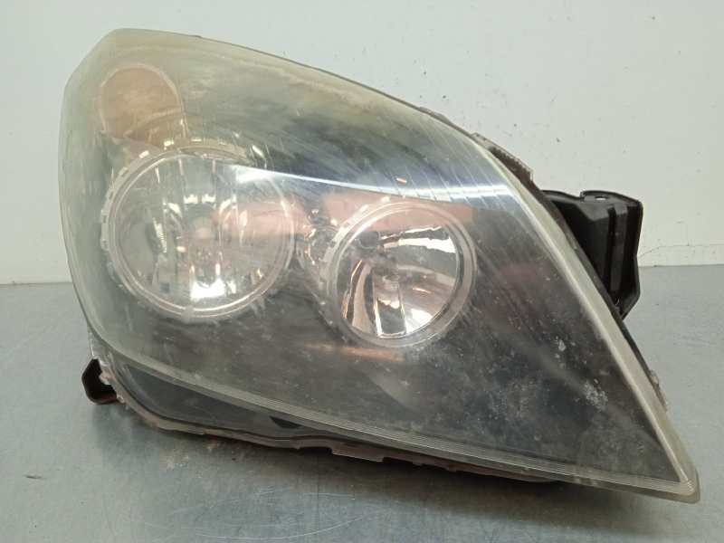 Recambio de faro derecho para opel astra h berlina cosmo referencia OEM IAM 24451033 1EG27037002 FONDO NEGRO H7+H1