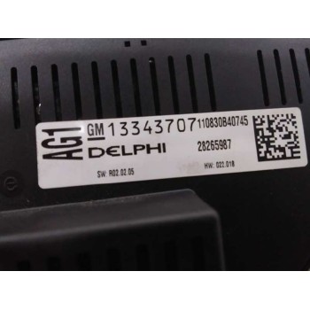 Recambio de mando climatizador para opel astra j sports tourer cosmo referencia OEM IAM 13343707  