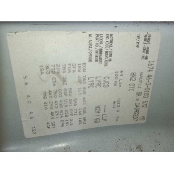 audi a4 ber. (b8) del año 2011