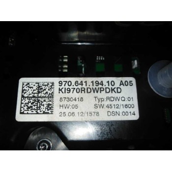 Recambio de cuadro instrumentos para porsche panamera diesel referencia OEM IAM 97064119410A05 300 KM / 6 RPM A2C82332300