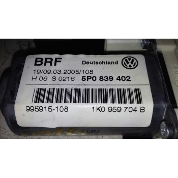 Recambio de motor elevalunas trasero izquierdo para seat altea (5p1) reference referencia OEM IAM 1K0959704B  