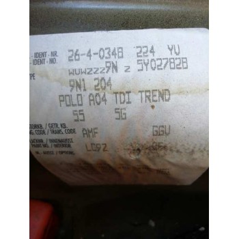 volkswagen polo (9n1) del año 2004