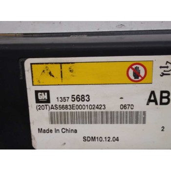 Recambio de kit airbag para opel astra j lim. 1.6 16v cat referencia OEM IAM 13301067 SIN PRETENSORES 13299780
