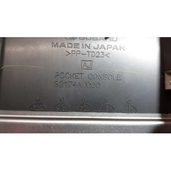 Recambio de apoyabrazos central para subaru legacy lim. b14 limited referencia OEM IAM 92174AJ000 GRIS CLARO 