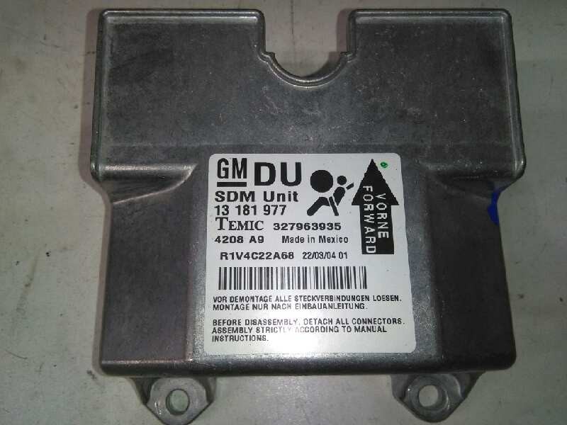 Recambio de centralita airbag para opel astra h berlina enjoy referencia OEM IAM 13181977 327963935 