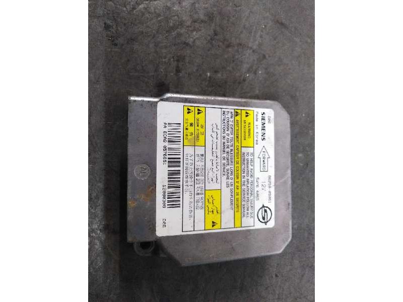 Recambio de centralita airbag para ssangyong kyron 200 xdi premium 4wd referencia OEM IAM 8625009061 8625009061 8625009061