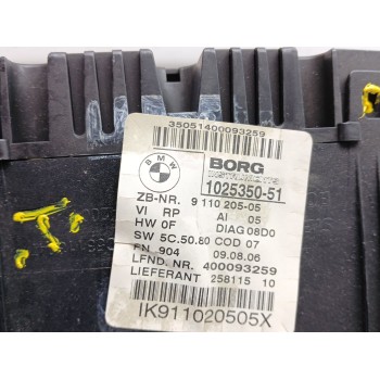 Recambio de cuadro instrumentos para bmw 3 (e90) 318 d referencia OEM IAM 911020505 102535051 