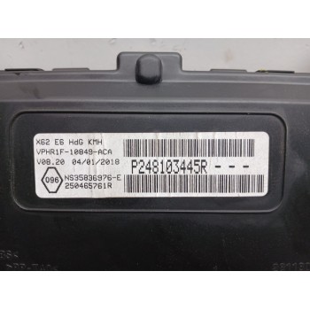Recambio de cuadro instrumentos para renault master kasten l1h1 ka 2,8t referencia OEM IAM P248103445R  