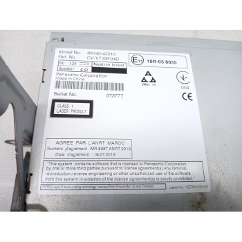 Recambio de sistema audio / radio cd para toyota rav 4 active referencia OEM IAM 8614042210 NAVEGADOR 