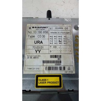 Recambio de sistema audio / radio cd para opel astra h ber. cosmo referencia OEM IAM   