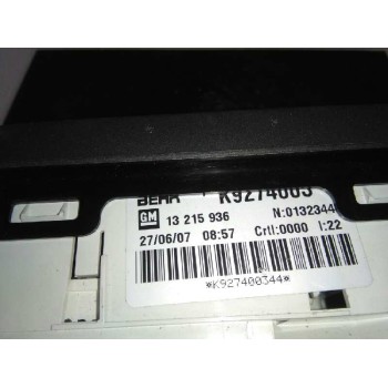 Recambio de mando climatizador para opel meriva cosmo referencia OEM IAM 13215936  