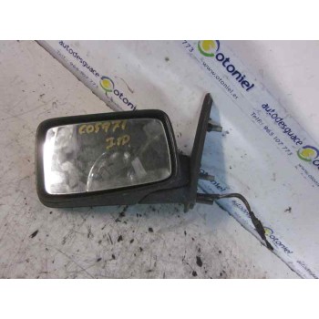 RETROVISOR IZQUIERDO AZUL - CARCASA RAJADA ELECTR 4PINS