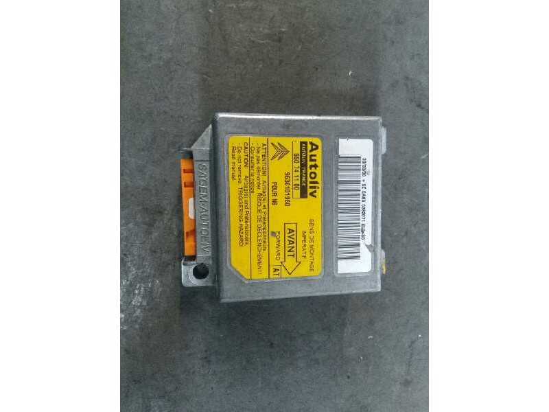 Recambio de centralita airbag para citroën xsara berlina 1.9 td sx referencia OEM IAM 9638101980 9638101980 
