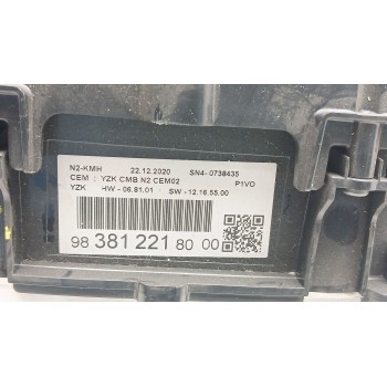 Recambio de cuadro instrumentos para opel combo e tour / life (k9) 1.5 referencia OEM IAM 9838122180  