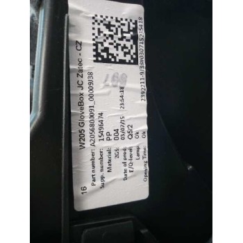Recambio de guantera para mercedes-benz clase c w205 c200 bluetec referencia OEM IAM A2056800091  