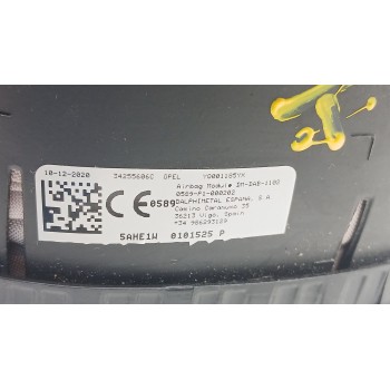 Recambio de airbag delantero izquierdo para opel combo e tour / life (k9) 1.5 referencia OEM IAM YQ001185YX 34255606c 34206793g