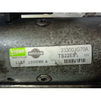Recambio de motor arranque para nissan qashqai (j10) acenta 4x4 referencia OEM IAM 23300JG70A TS22E9 10 DIENTES