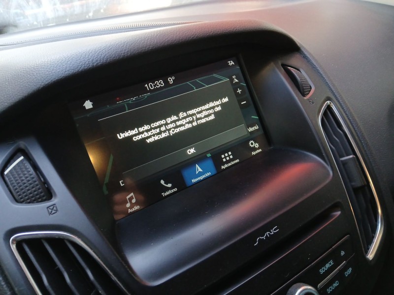 Recambio de pantalla multifuncion para ford focus iii 1.0 ecoboost referencia OEM IAM   