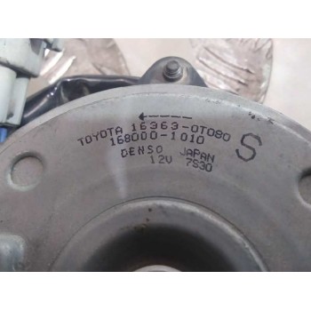 Recambio de electroventilador para toyota auris hybrid active referencia OEM IAM 163630T080  