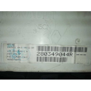 Recambio de display para renault megane iii berlina 5 p authentique referencia OEM IAM 280349044R PANTALLA MULTIFUNCION 