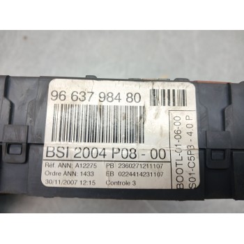 Recambio de centralita bsi para citroën c4 coupé (la_) 1.6 hdi referencia OEM IAM 9663798480  