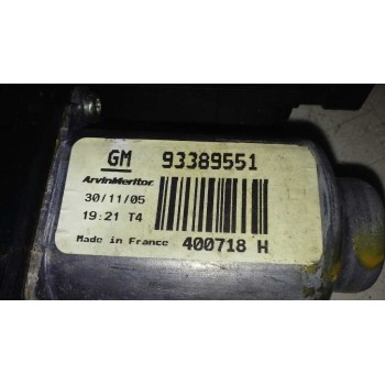 Recambio de elevalunas delantero izquierdo para opel meriva cosmo referencia OEM IAM 93389551  ELECTRICO