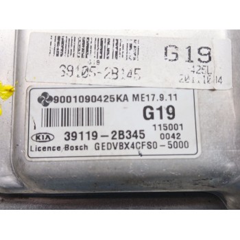 Recambio de centralita motor uce para kia cee´d hatchback (ed) 1.4 referencia OEM IAM 391192b345  