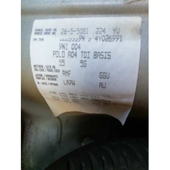 volkswagen polo (9n1) del año 2003