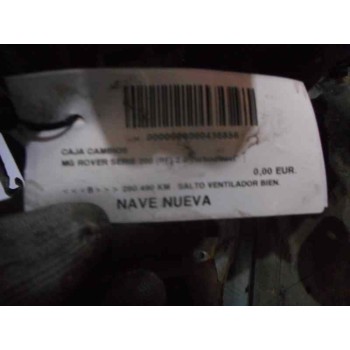 Recambio de caja cambios para mg serie 200 (rf) 2.0 turbodiesel referencia OEM IAM SIN REF.  