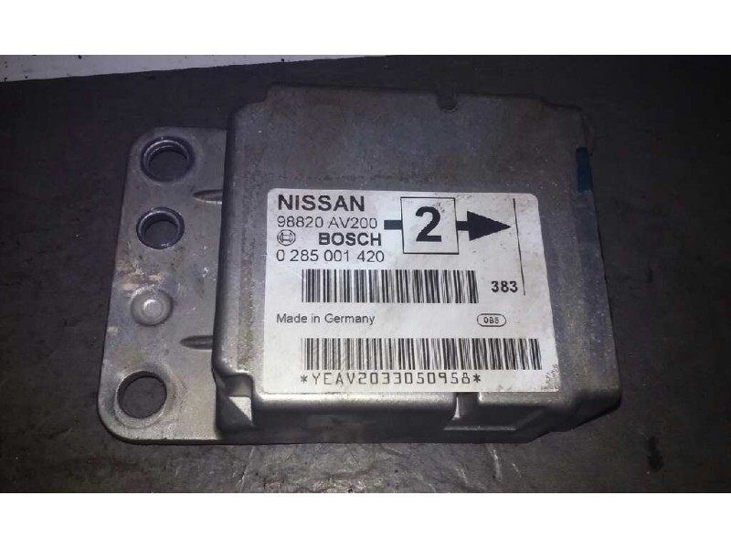 Recambio de centralita airbag para nissan primera berlina (p12) acenta referencia OEM IAM 0285001420 0285001420 